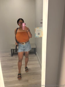 I got so turned on trying on clothes i had to flash you dressing room