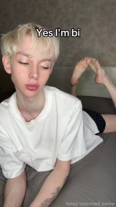 Only boys cute gay boy igbt blond young twink femboy 18