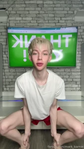 Thank you cute gay boy igbt blond young twink femboy 18