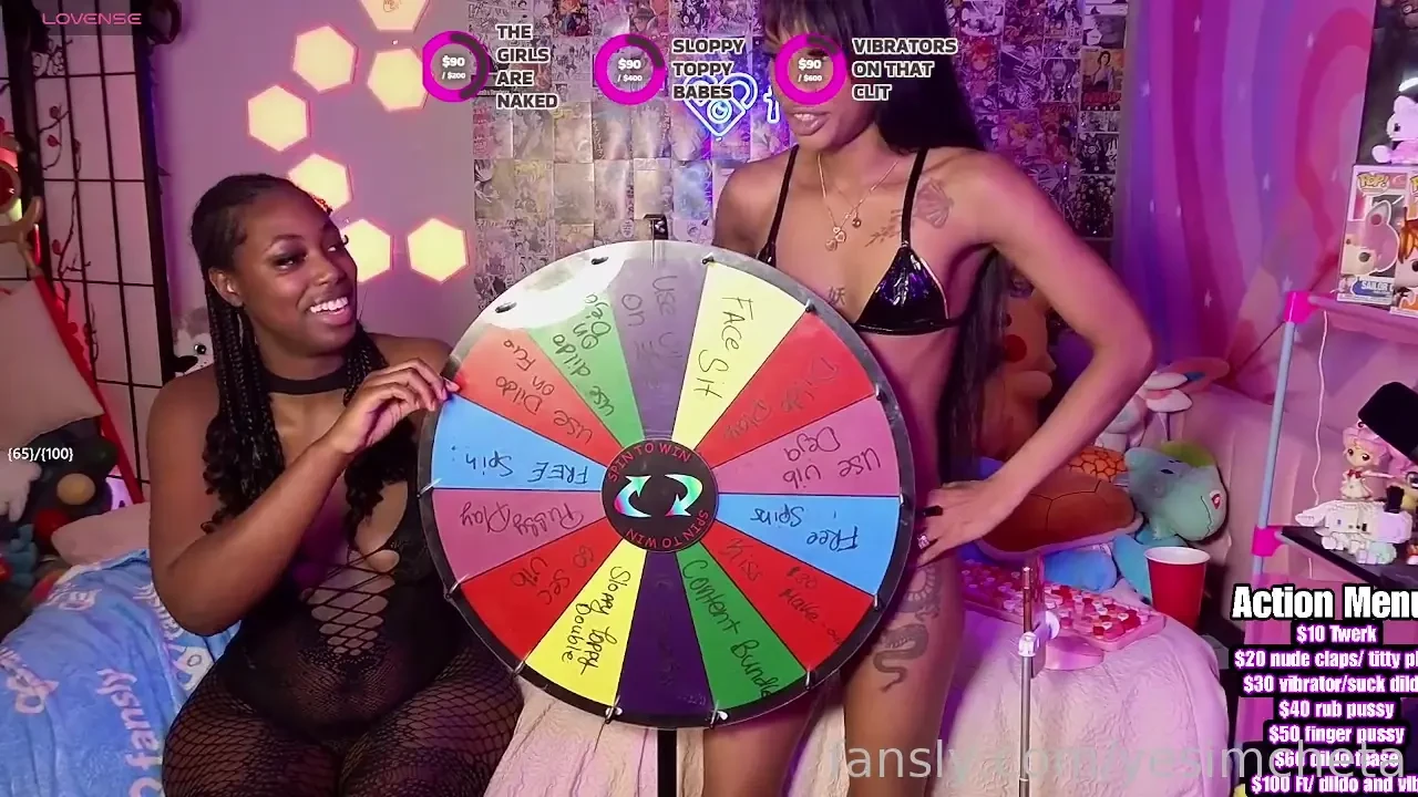 Two girl demon live faexxxfae amp dejababe -naked twerks -fingering 