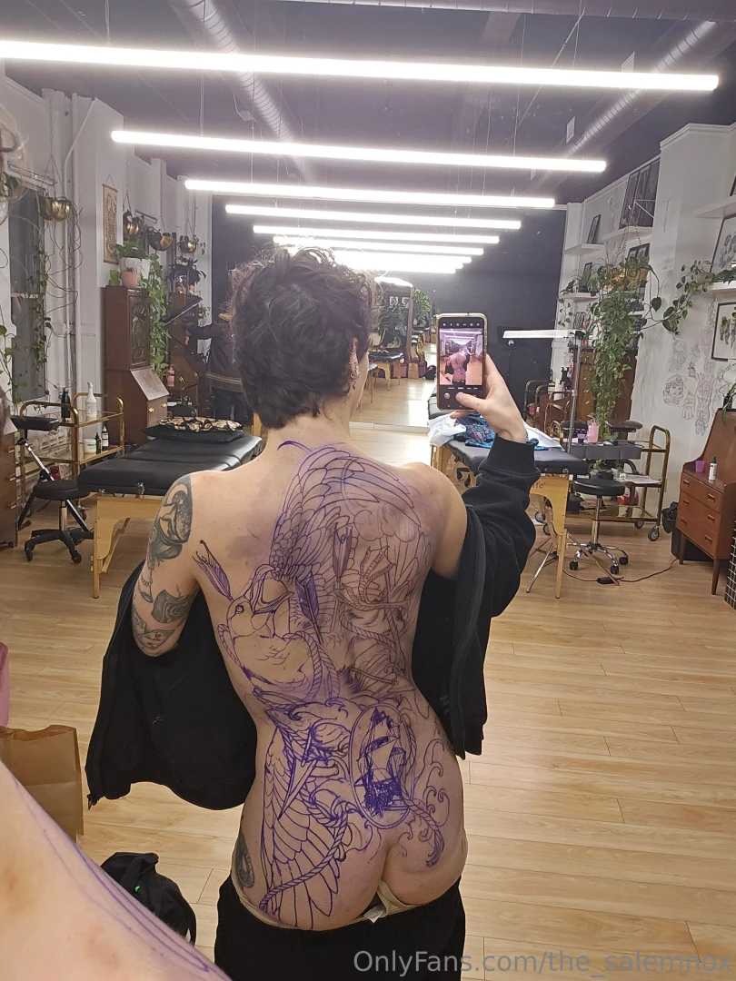 From bare back to fully blasted back piece i love posting secret part 3 