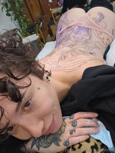 From bare back to fully blasted back piece i love posting secret part 2