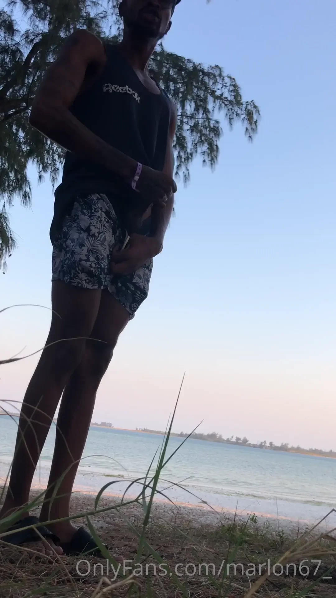 Some spontaneous outdoor fun on an island 