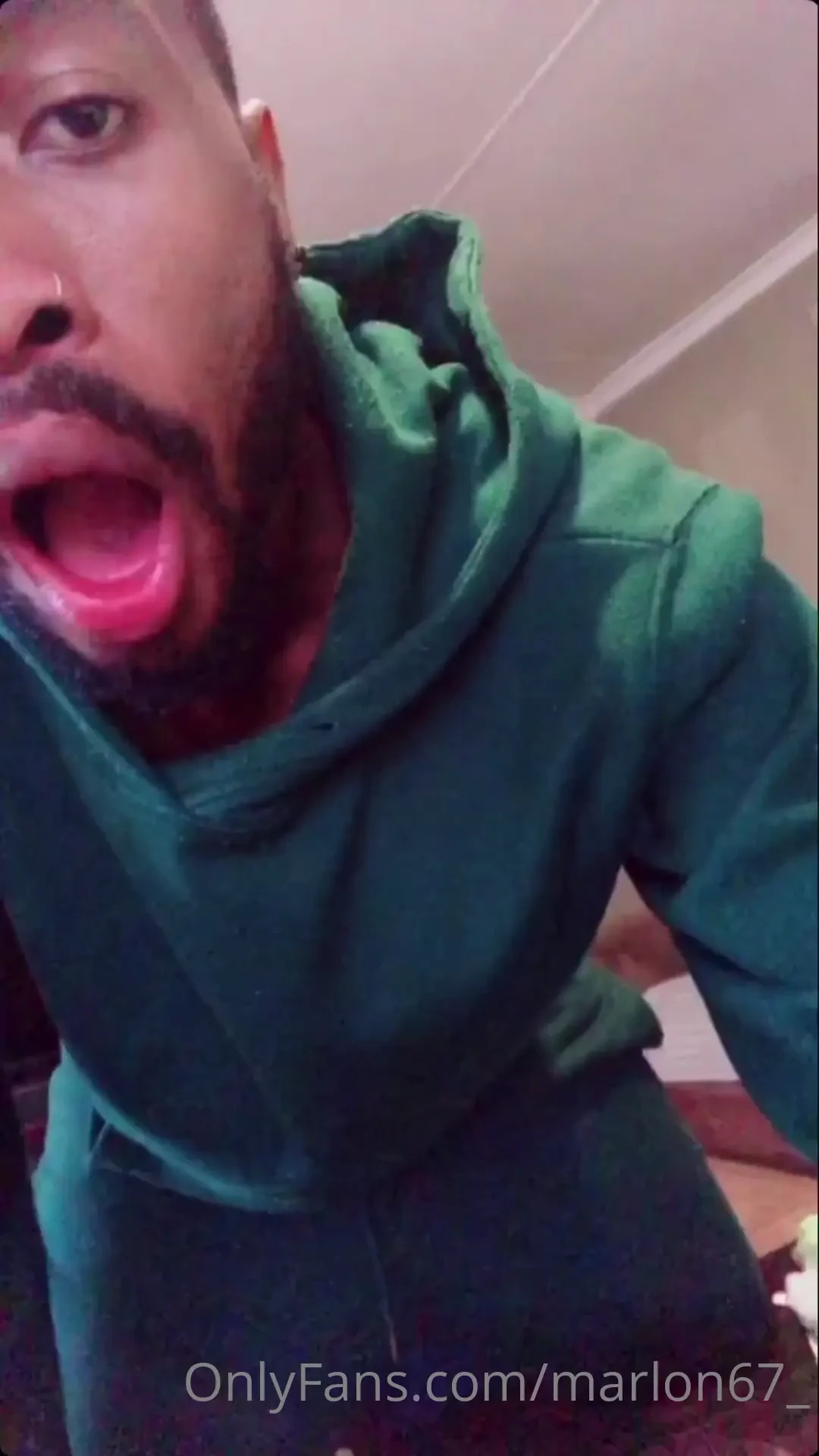 I was goofing around by myself in the bedroom and went to the lounge 