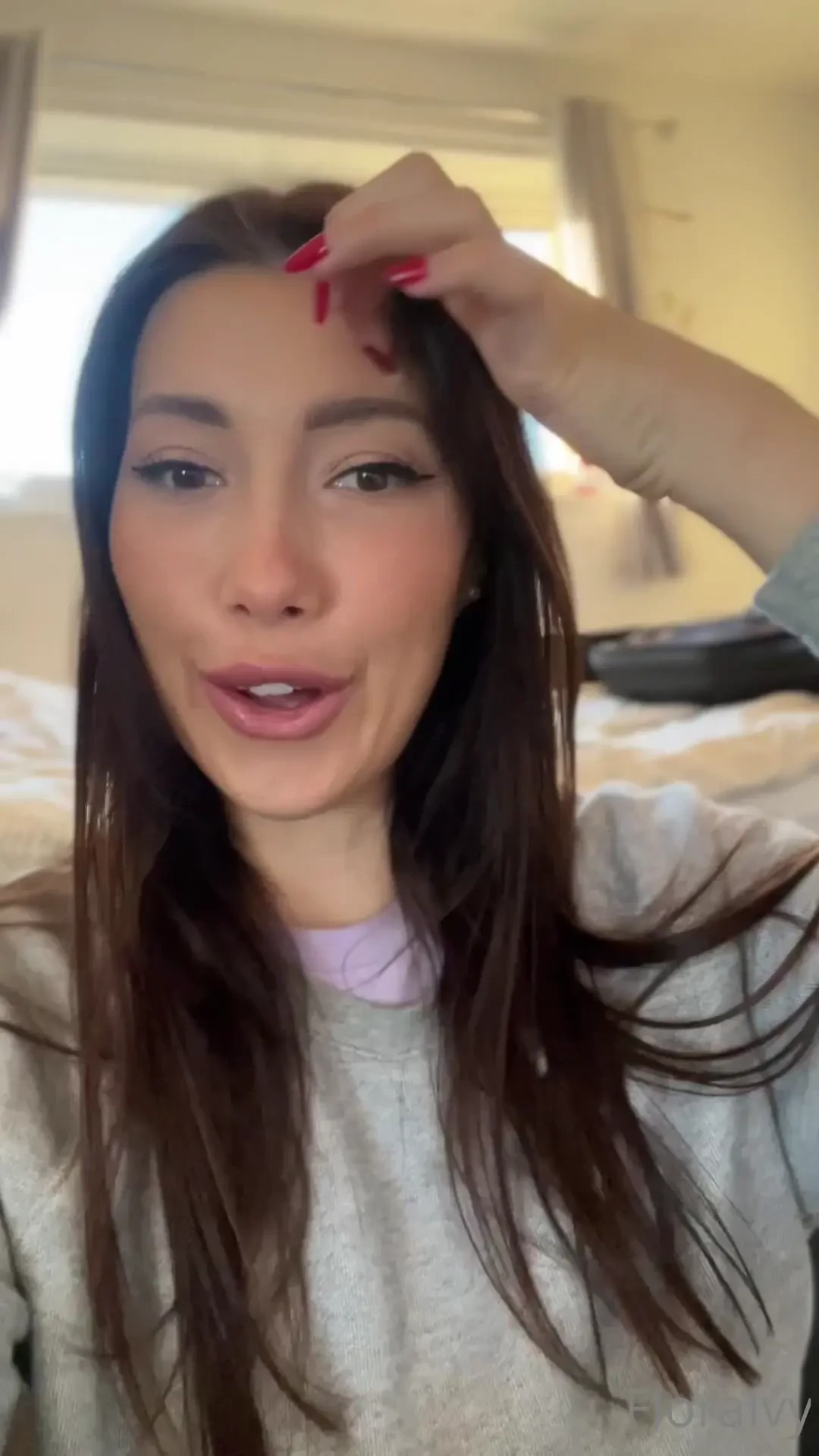 Morning quick face change ready to leave for babestation do you like 