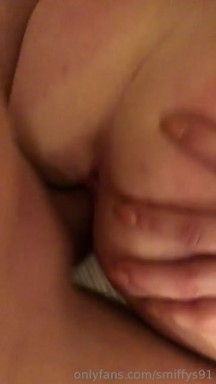 My tight little ass hole slowly being fucked in my super tight pussy 