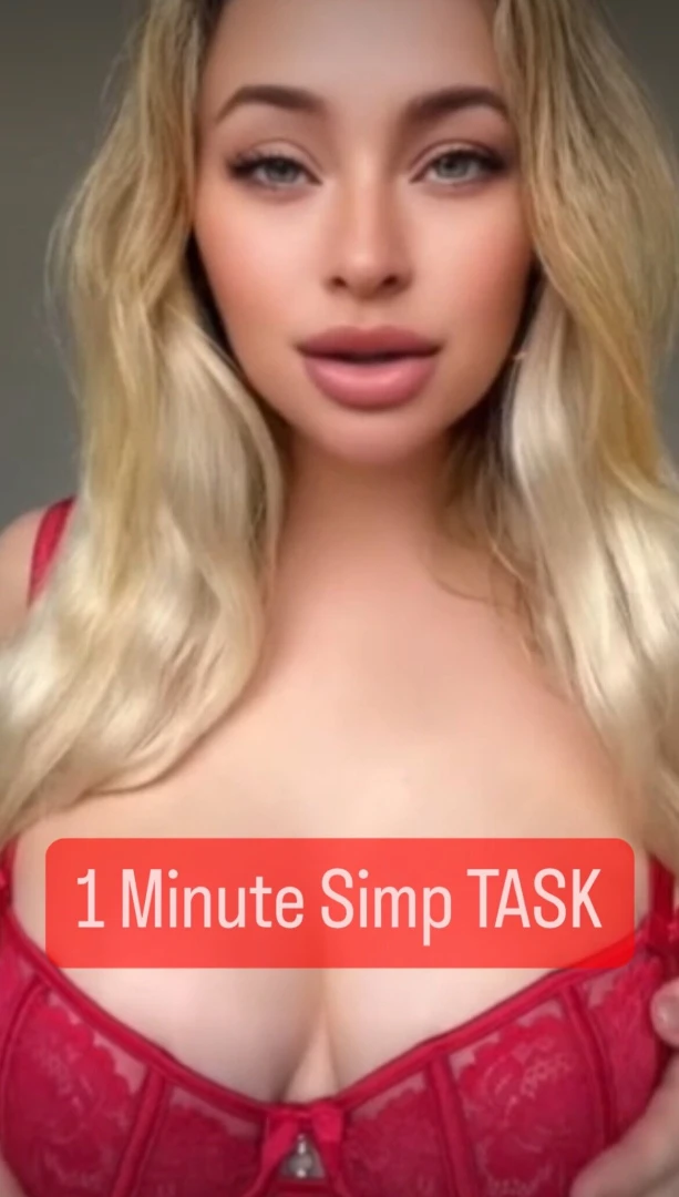1 minute simp task i know how desperate you are to serve me and today 