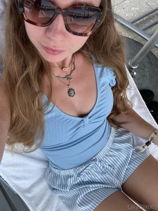 Nothing on my mind but sunshine soft breeze and how good i look in