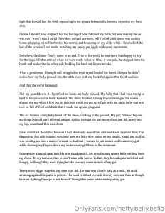 My date couldn t stop feeding me until my dress burst open enjoy my part 1