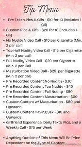 Here is my current menu for custom content please let me know if you