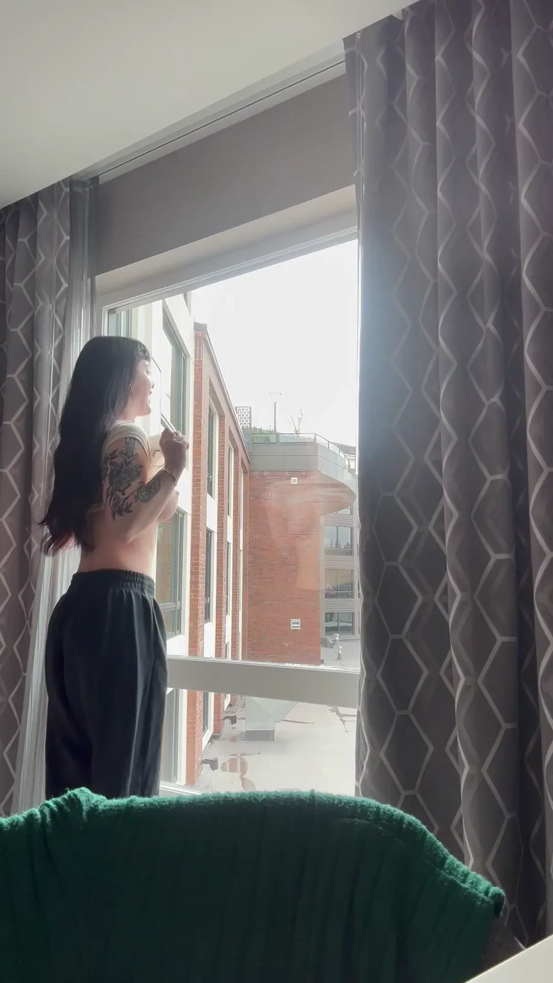 Gotta make sure my neighbors have a good day 