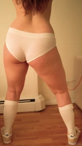 White undies then holes at the end