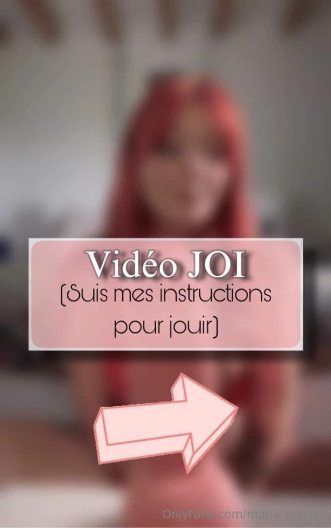 Vid o de la semaine vid o joi je te donne les instructions te faire 