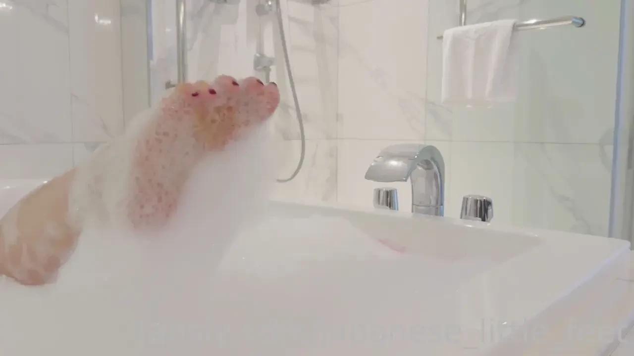 Bathtime with me your eyes run all over my slippery soapy body you see 