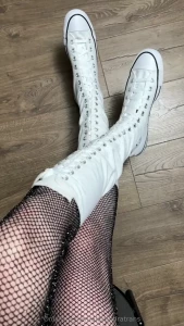 Happy new year let s start this year in converse knee highs