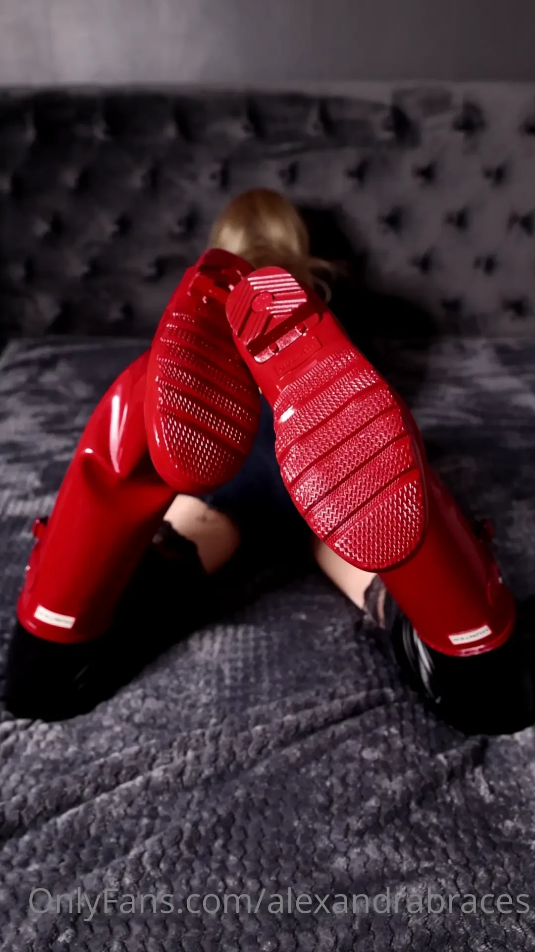 Pictures amp video i simply adore my hunter boots so red and shiny 