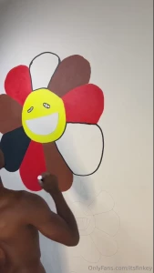 Cum paint the walls with me and take a quick break with me new