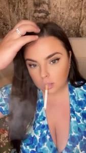 So much smoke in my eye it watered