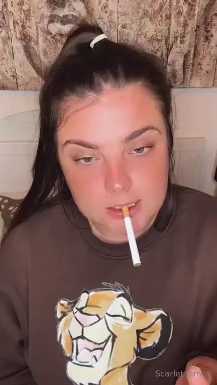 First cigarette of the day 