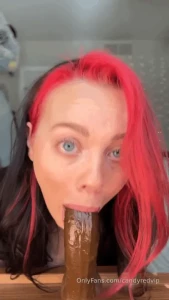 This is how i suck the soul out of cock