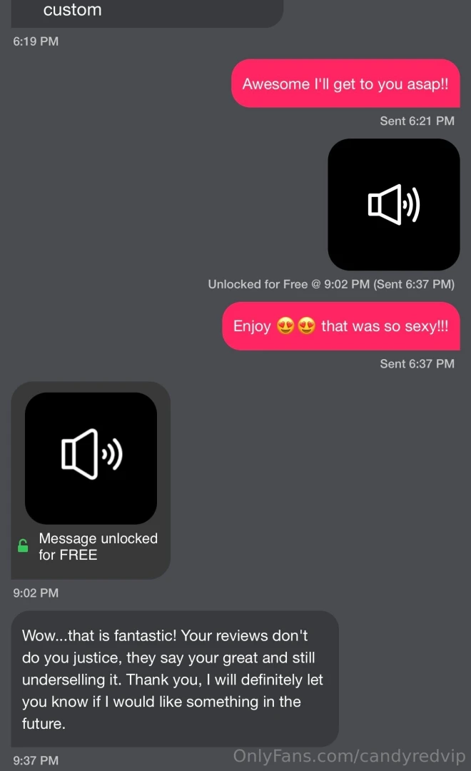 Always happy to get a response like this customs are one of my 