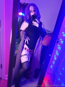I didn t get many lewd pics of me in my raven outfit i need to dress part 3
