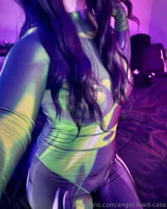 I had trouble ripping the bodysuit but i m sure it would be easy for part 1