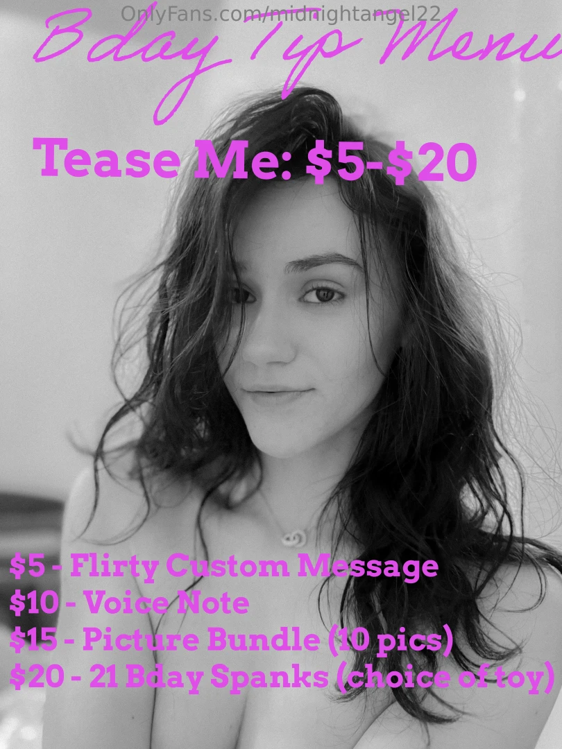 It s my 21st birthday week bitches and you know i m not behaving i ve part 1 