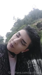 A couple weeks ago i decided to go to the nearby creek it was too cold