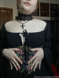 New dress means new flashing goth goonette part 5