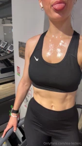 Soooo wet at the gym today