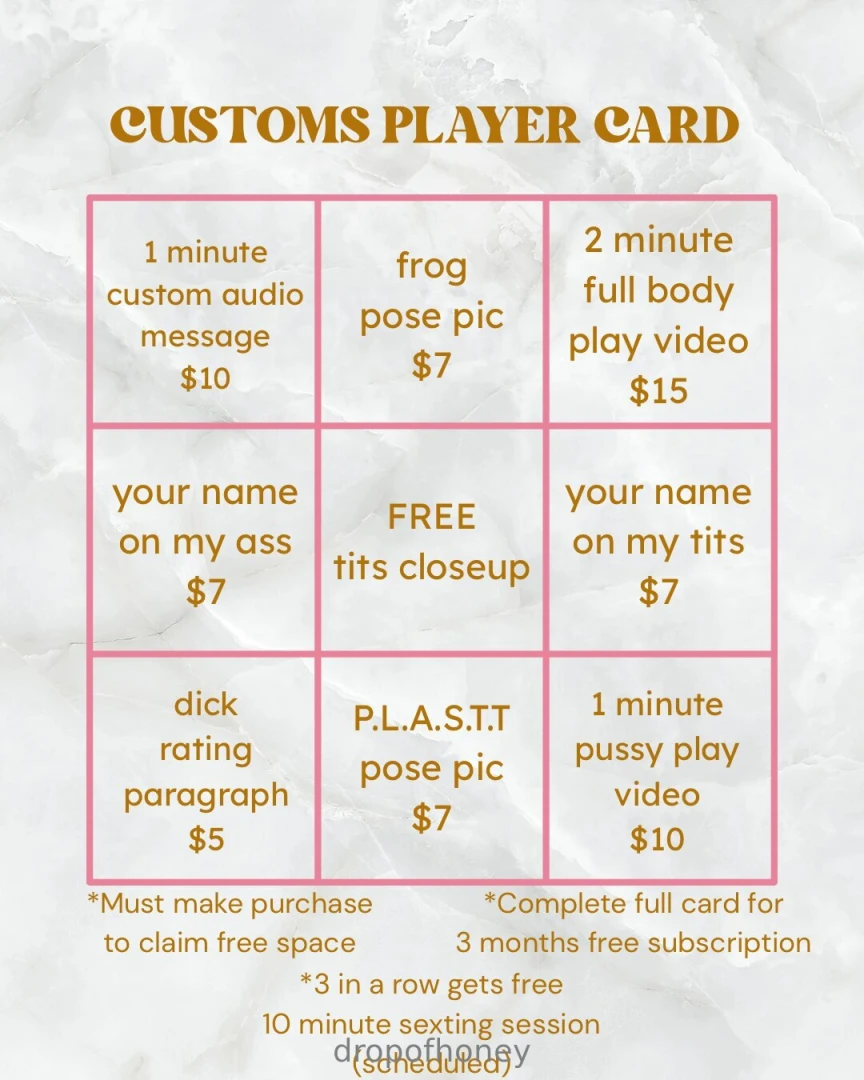 Please read - customs player card hi babes wanna have some special fun 