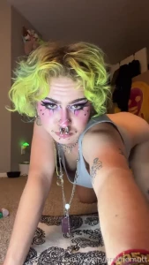 Id look better dripping you out ignore ftm trans hairy bigclit pierced