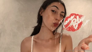 My kinky little slut fetish is sloppy spit play and slobber-drenched part 1