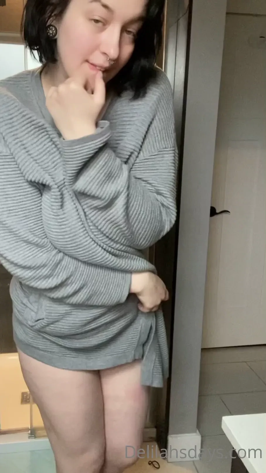 A rare sight all natural no makeup etc 