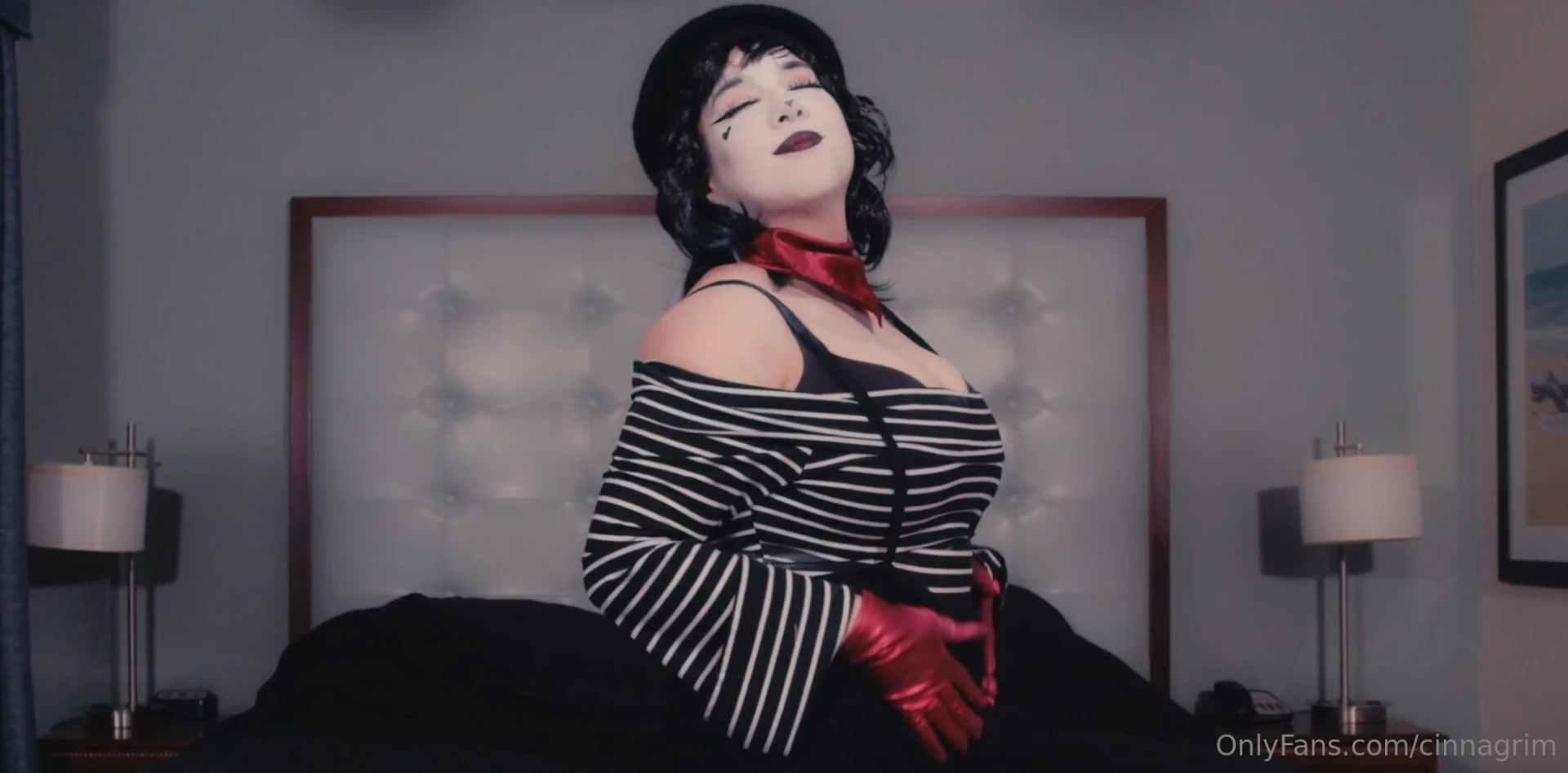 Mime striptease and yes it s white 