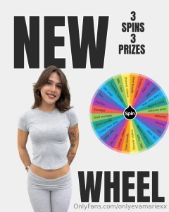 Spin the wheel wanna play a naughty little game with me tip to spin or