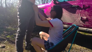 Super hot blowjob this load was so big it drained down my chin onto my