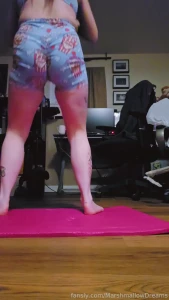 Workout day do you think these make my butt too big fyp