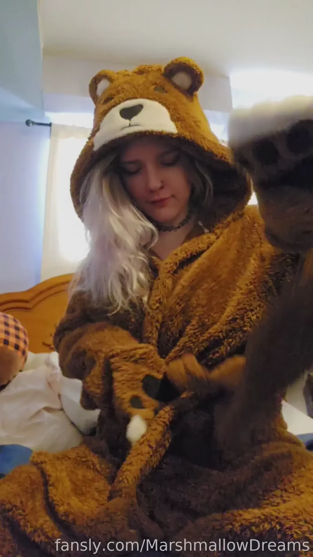 Feeling a little better still being a cozy teddy bear hope you enjoy 