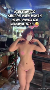 Tiny outfit needs huge confidence cute adorableporn petite asian teen