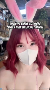 Happy easter easter rabbit breading content maybe cute adorableporn