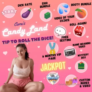 Welcome to my candy land my brand new board game is out now wanna play part 1