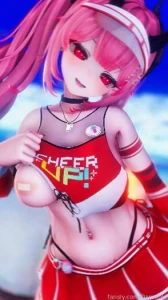 You like what this cheerleader is offering vtuber anime hentai booba part 1