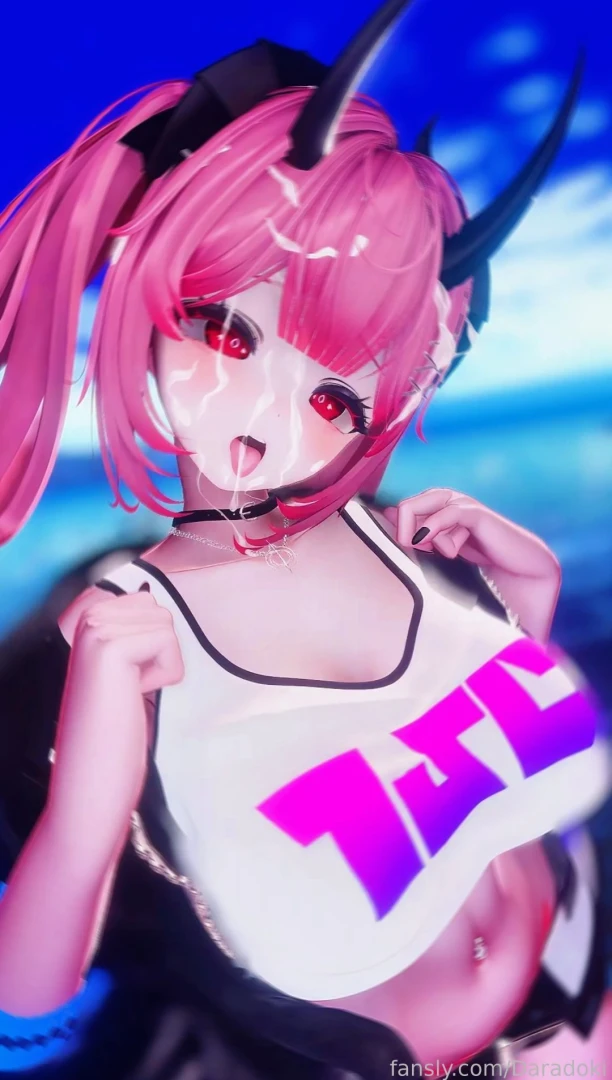 Ugh always on my face at least it tastes good vtuber hentai facial part 2 