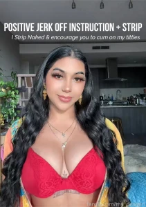 Strip positive joi stripping out of anarkali amp instructing you to