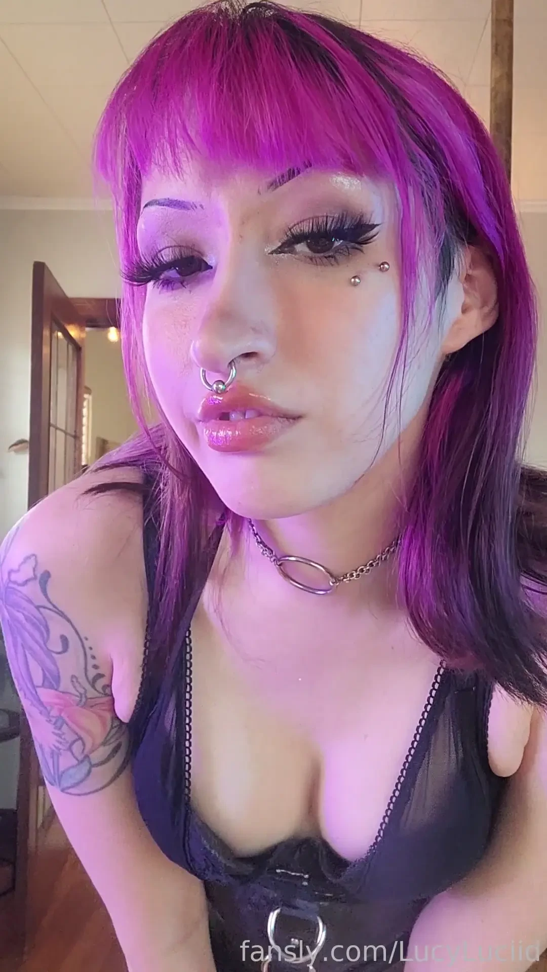Mrow smile piercings boobs altgirl tattoos latex 