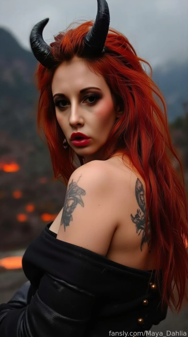And more maya devil cosplay fantasy redhead femdom fetish sukkubus 