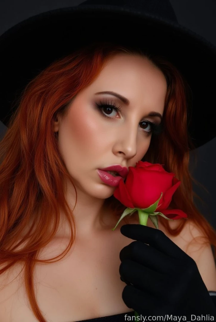 Elegant and chic redhead goddess femdom joi cei domme longhair gfe 