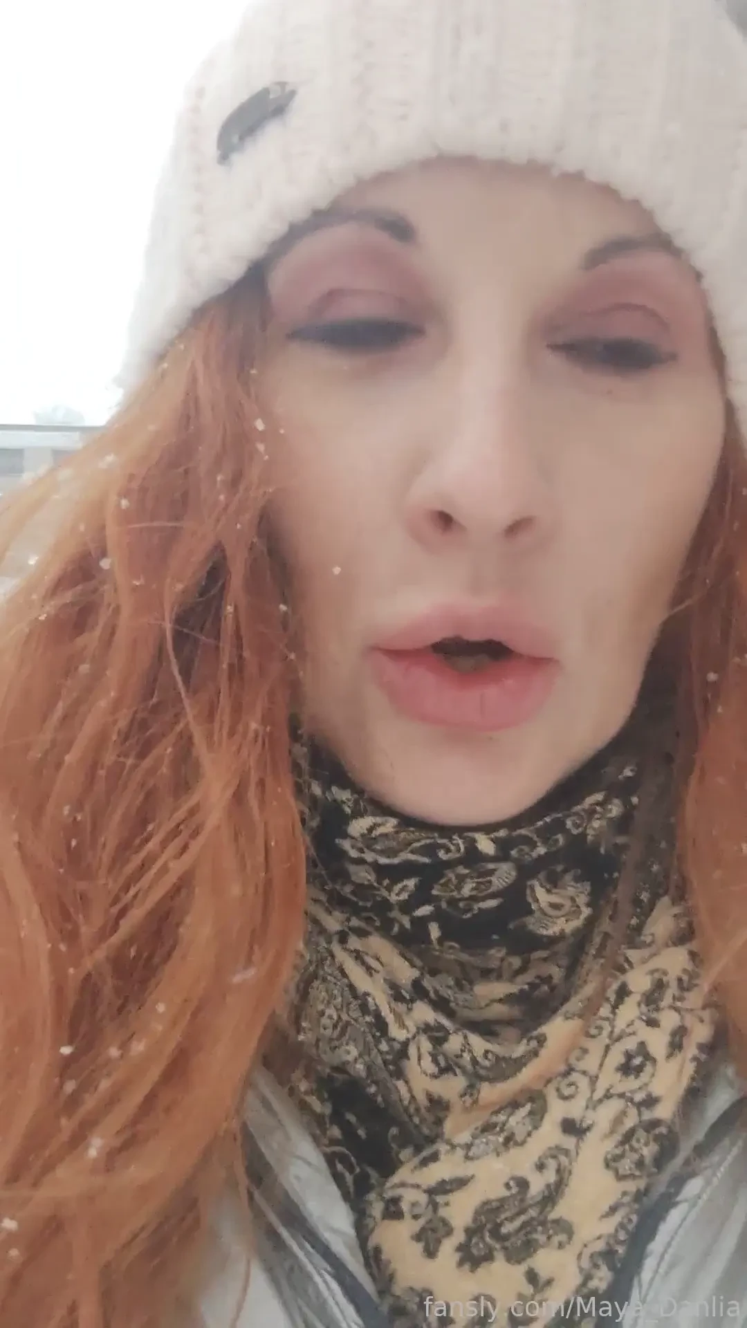 New week starts how is your weather redhead outdoor cuteface roleplay 